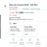 Blue de Chanel Inspired Attar 25g