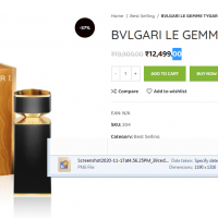 Bvlgari Tygar Inspired Attar 25g