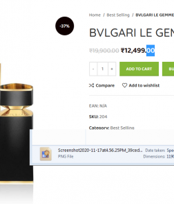 Bvlgari Tygar Inspired Attar 25g