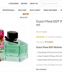 Gucci Flora Inspired Attar 25g