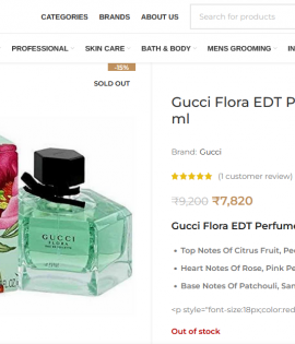 Gucci Flora Inspired Attar 25g