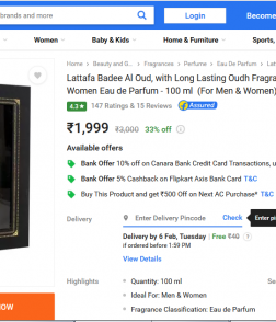 Lattafa Badee al Oud Inspired Attar 25g