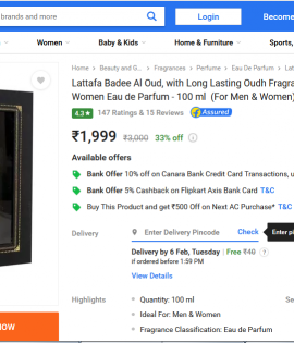 Lattafa Badee al Oud Inspired Attar 25g