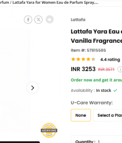 Lattafa Yara Inspired Attar 25g