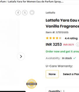 Lattafa Yara Inspired Attar 25g