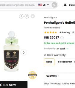 Penhaligon Halfeti Inspired 25g Attar