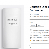 Purple Oud Christian Dior Inspired Attar 25g