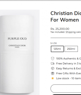 Purple Oud Christian Dior Inspired Attar 25g