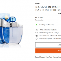Rasasi Royal Blue Inspired Attar 25g