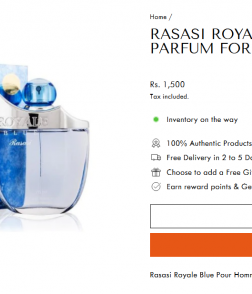 Rasasi Royal Blue Inspired Attar 25g