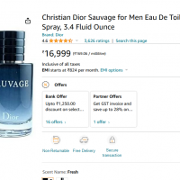 Sauvage by Christian Dior Inspired Attar 25g