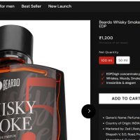 Beardo Whisky Smoke Inspired Attar 25g